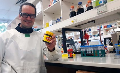Dr Ben Schulz investigated claims that Vegemite can be used to brew beer.